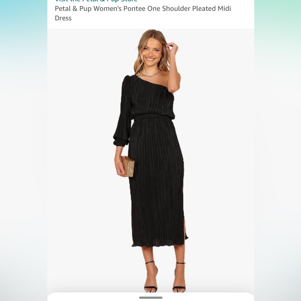 Women’s petal and pup dress
